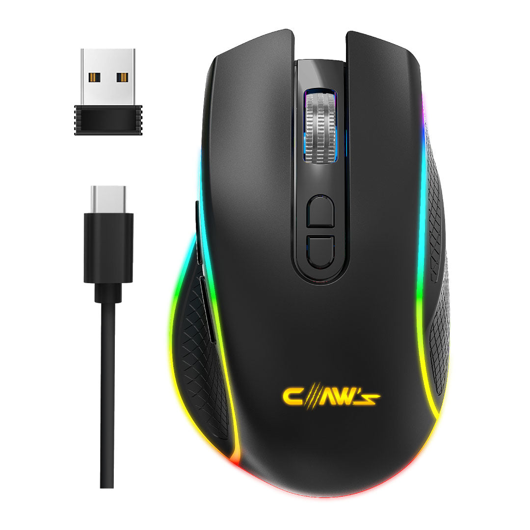 Claw's Nova Air V1 10000 Dpi Makrolu RGB Kablosuz Gaming Mouse