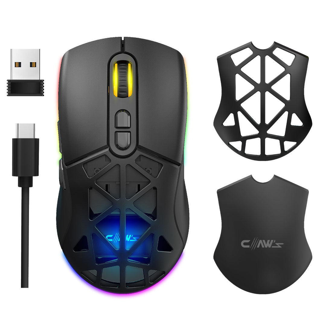 Claw's Nexus Air V1 10000 Dpi Makrolu RGB Kablosuz Gaming Mouse