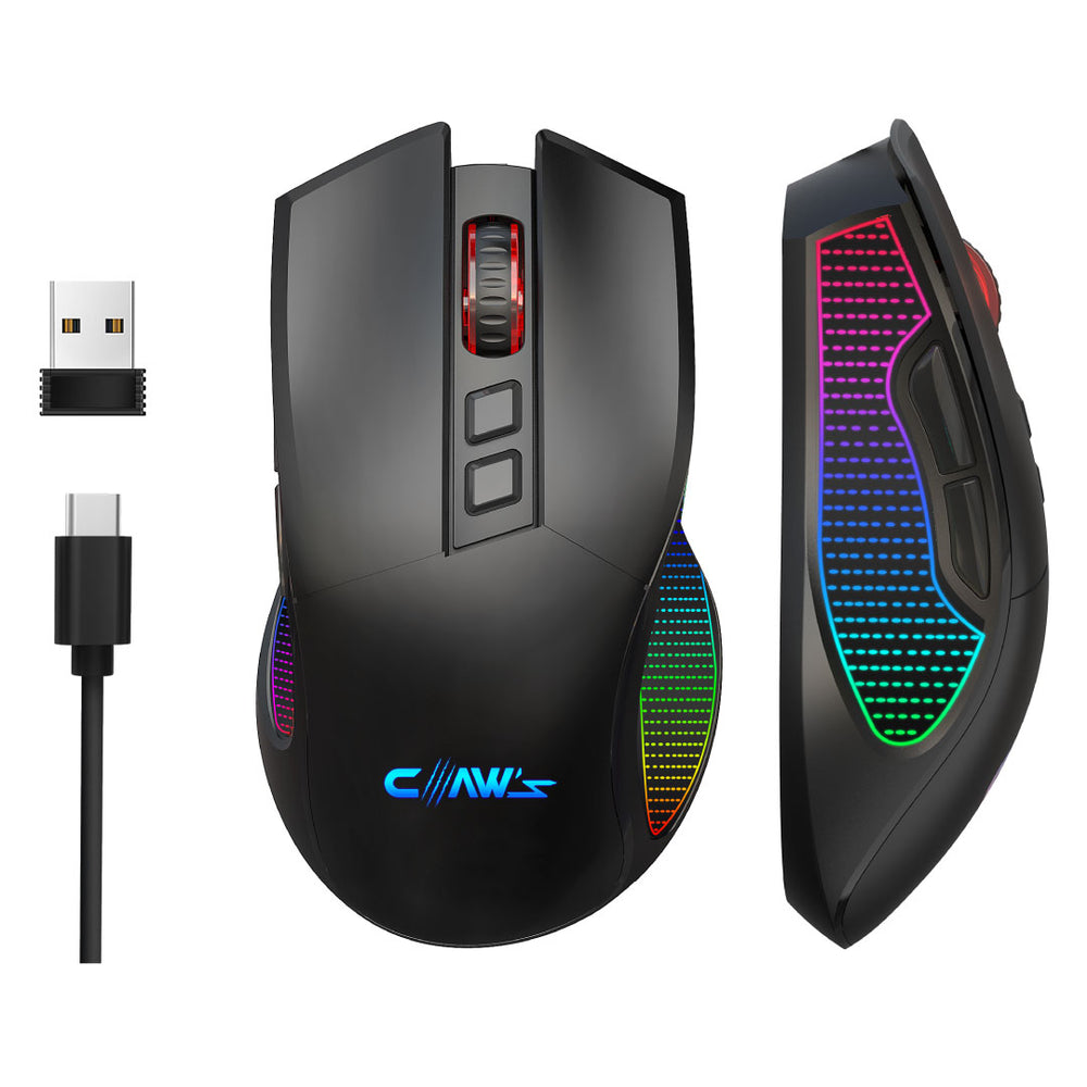 Claw's Crossfire Air V1 10000 Dpi Makrolu RGB Kablosuz Gaming Mouse