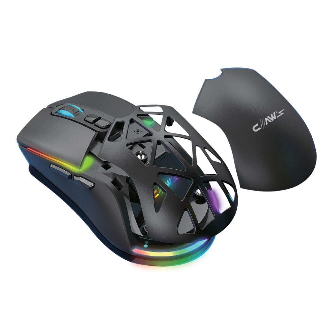 Claw's Nexus Air V1 10000 Dpi Makrolu RGB Kablosuz Gaming Mouse