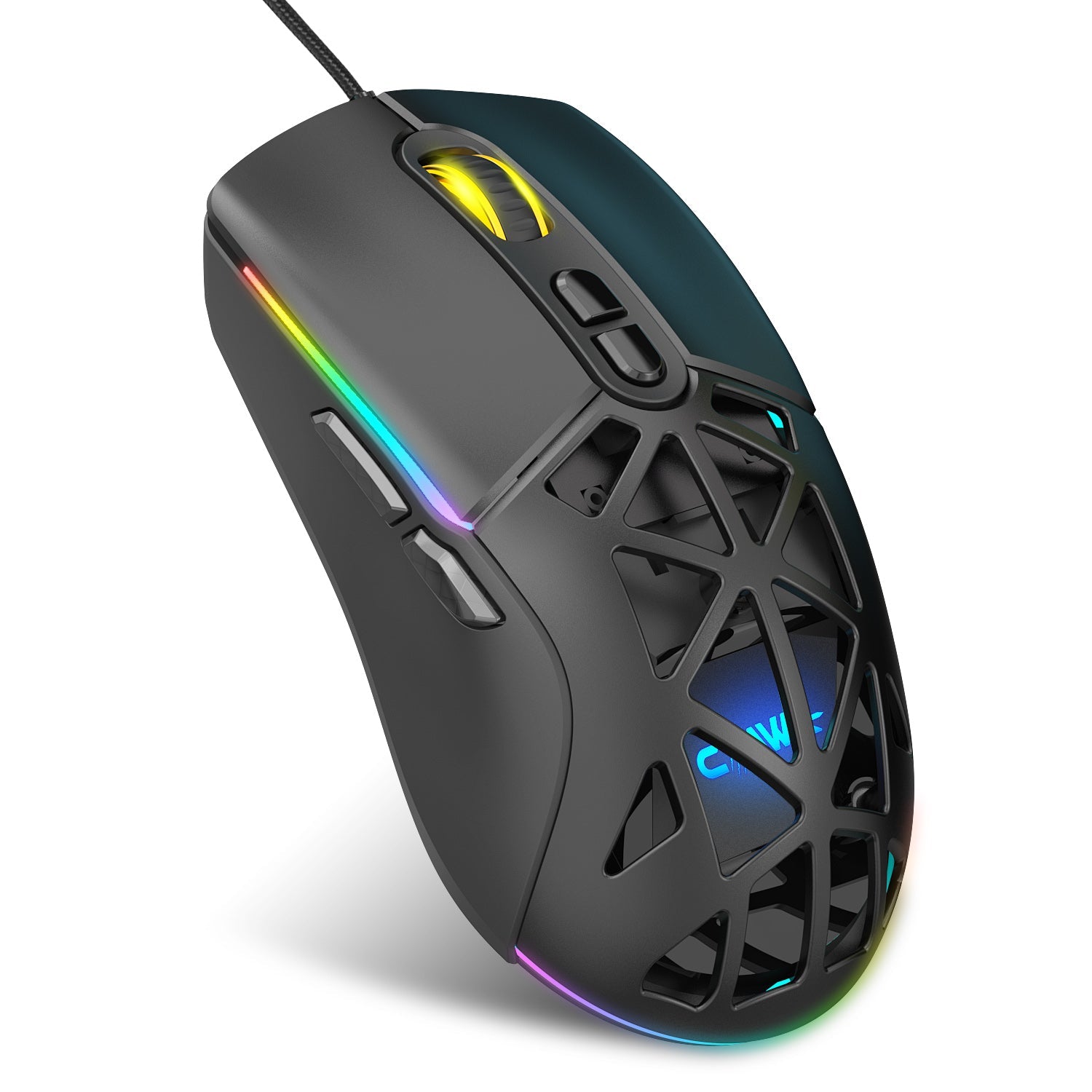 Claw's Nexus V1 12800 Dpi Makrolu RGB Kablolu Gaming Mouse