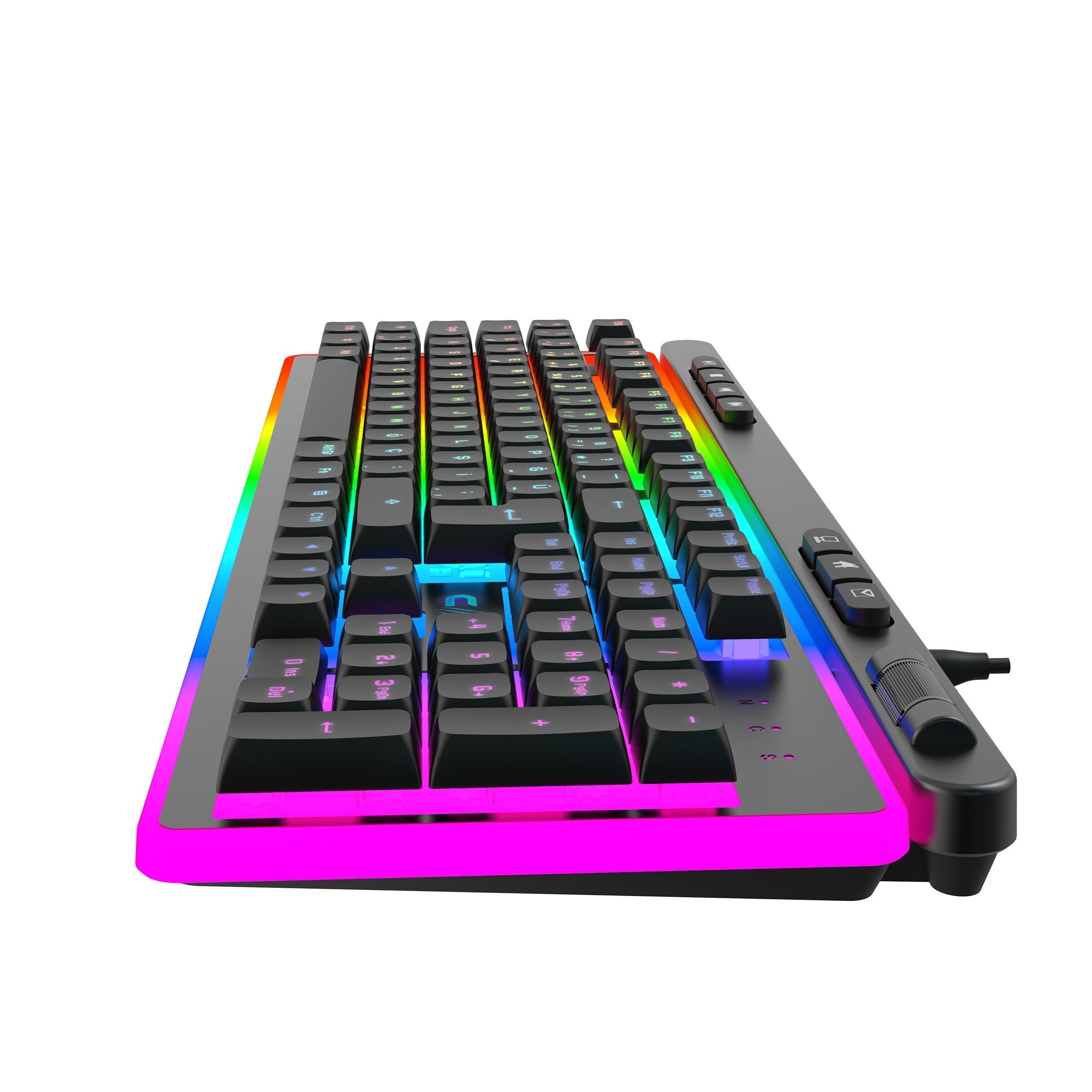 Claw's Nova K1 Membran Makrolu RGB Gaming Kablolu Klavye