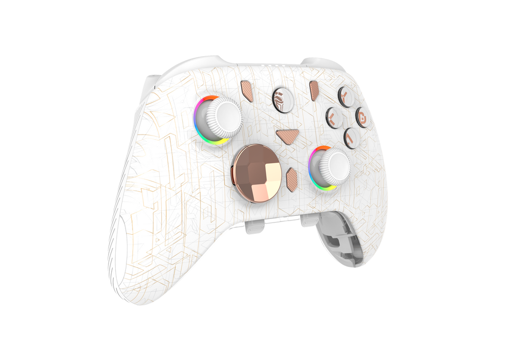Throne Tactical Hero 2.4 GHz/BT Çift Mod - RGB - Alt ve Arka 4 Makro- Titreşim - Turbo Modlu Gamepad