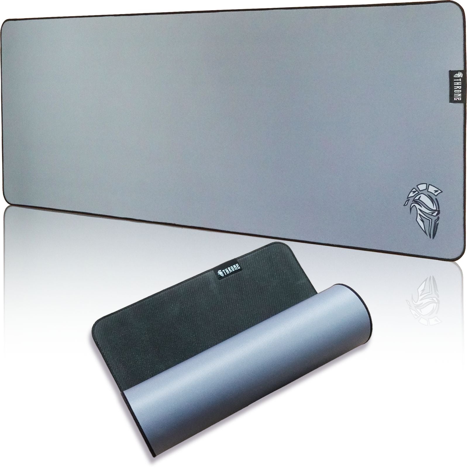 Throne Deep Blue / Sun Shine / Moon Gray 80X30CM Hybrid (Control + Speed) Kumaş - 4mm Kalınlık - Özel Yüzey Altı Dikiş - Kaydırmaz Zemin XL Premium E-Sport Gaming Mousepad